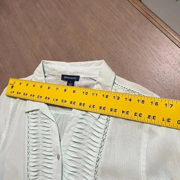 Women’s Bandolino Button Down Top Size Large - Picture 6 of 7